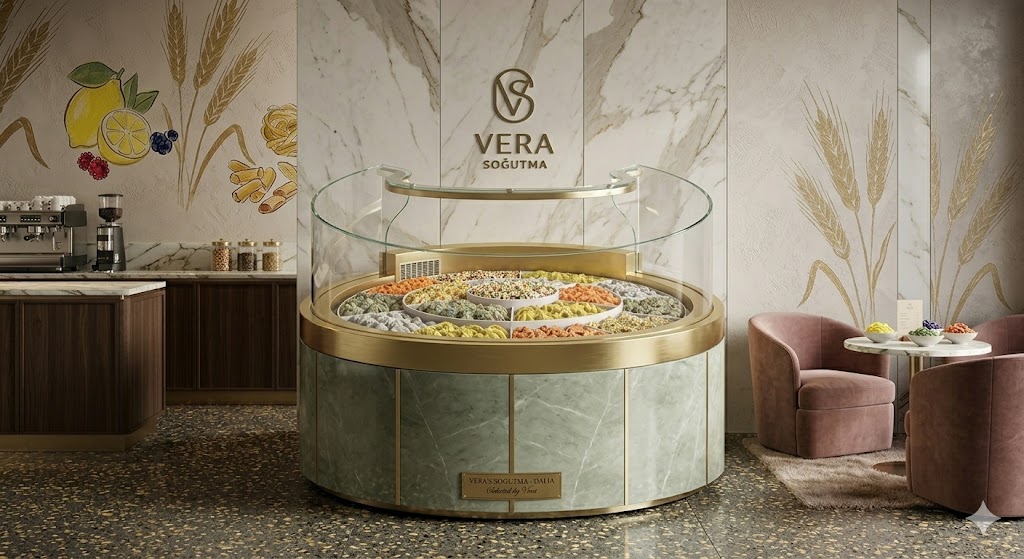 Garnitür meze dolapları — salata bar